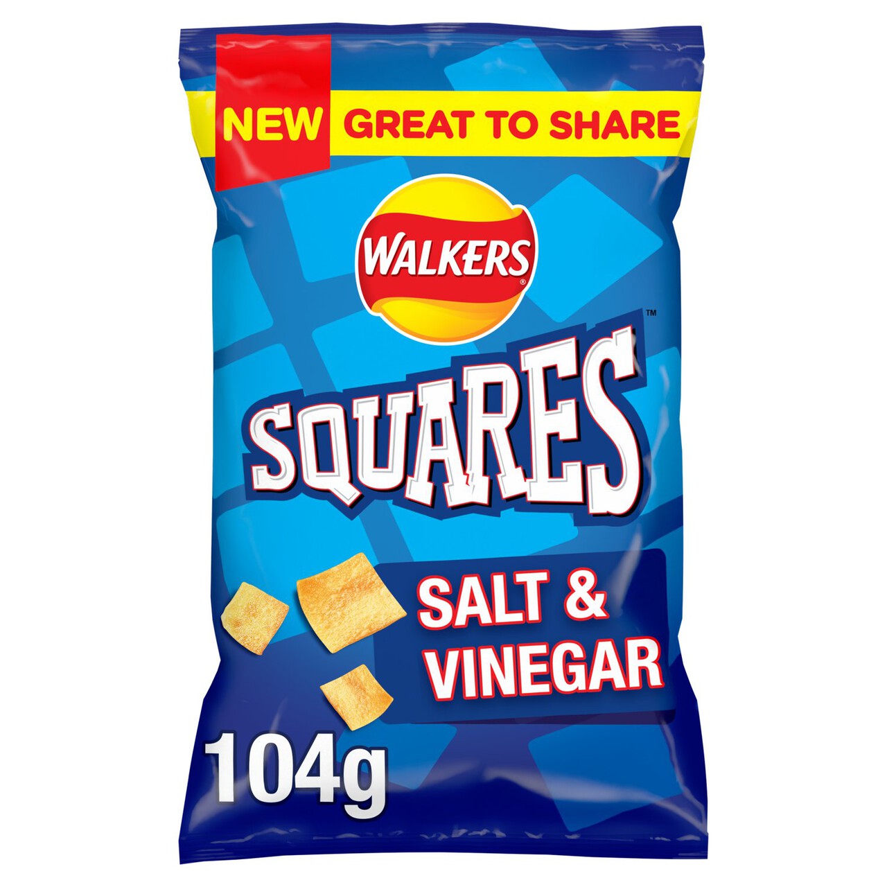 Walkers Squares Salt And Vinegar