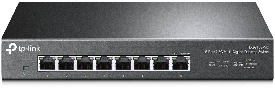 TP-LINK TL-SG108-M2 8-Port 2.5GbE Desktop Switch