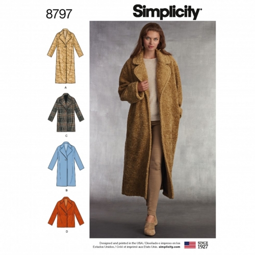 Simplicity Patterns Simplicity Women's Jackets Sewing Pattern, 8797