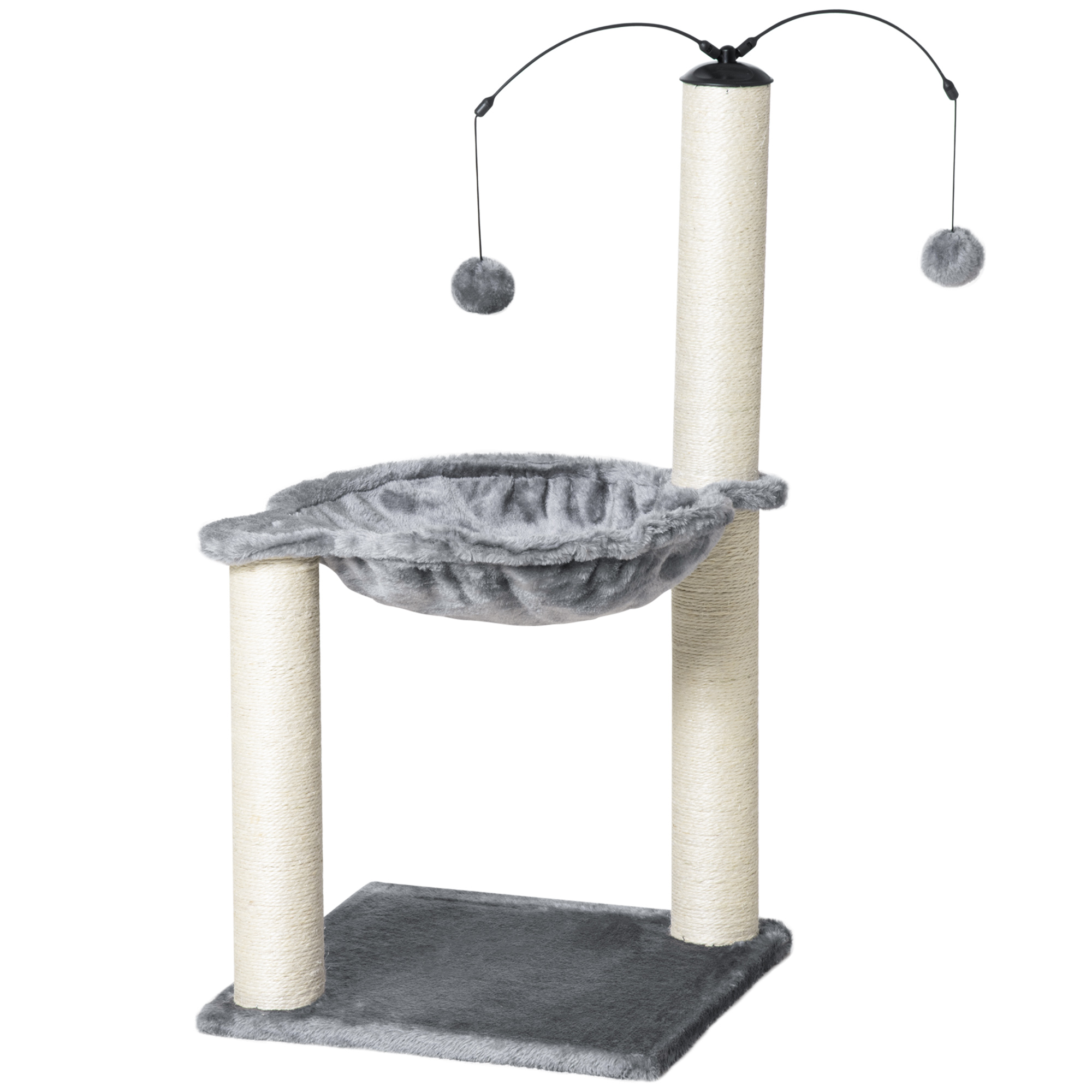 PawHut 72cm Cat Tree brown,gray