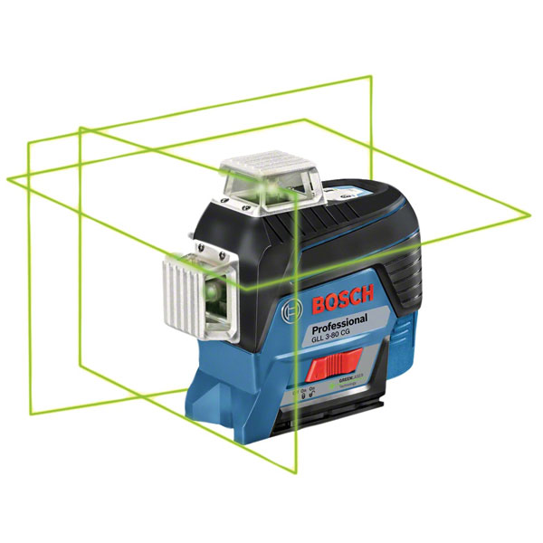 Bosch GLL 3-80 CG Line laser, 540nm Laser wavelength