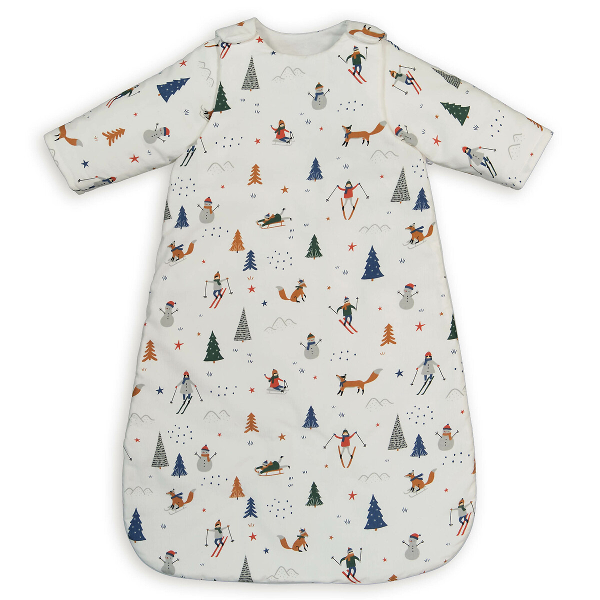 La Redoute Interieurs Milleraie Velvet 3.5 Tog Sleep Bag with Detachable Sleeves by La Redoute