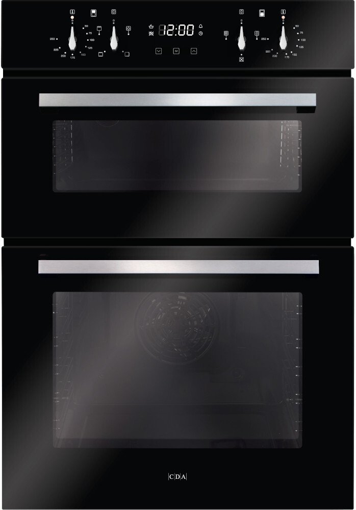 CDA DC941BL Built In Electric Double Oven - Black - A/A Rated