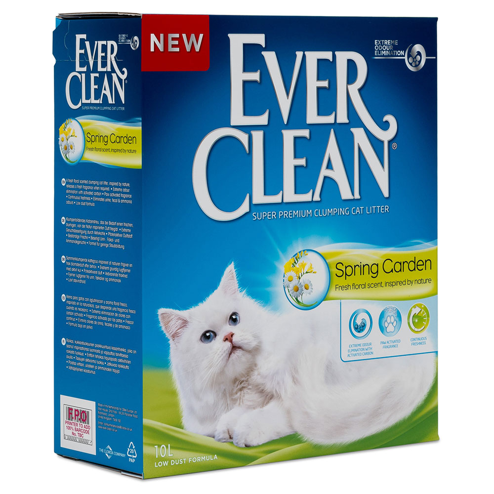 Ever Clean Spring Garden Cat Litter 10 Litres x 3 SAVER PACK