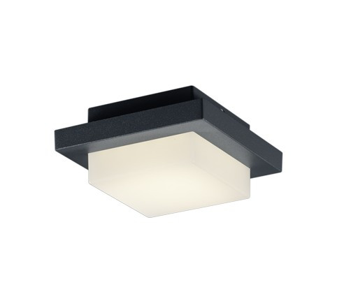 Trio Hondo LED outdoor wall light, anthracite