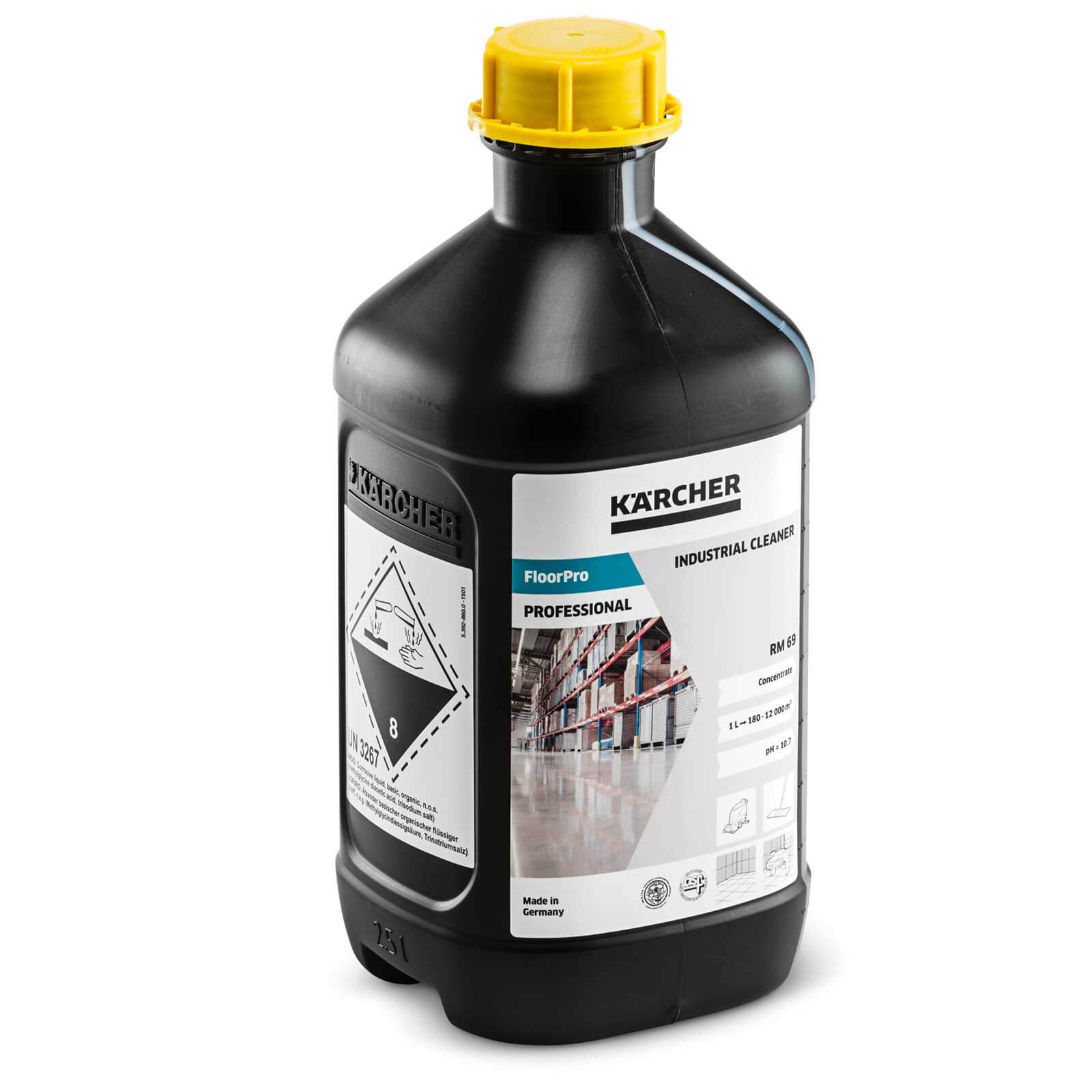 Karcher RM 69 Heavy Duty Floor Cleaning Liquid for Floor Polishers and Scrubber Driers 2.5l