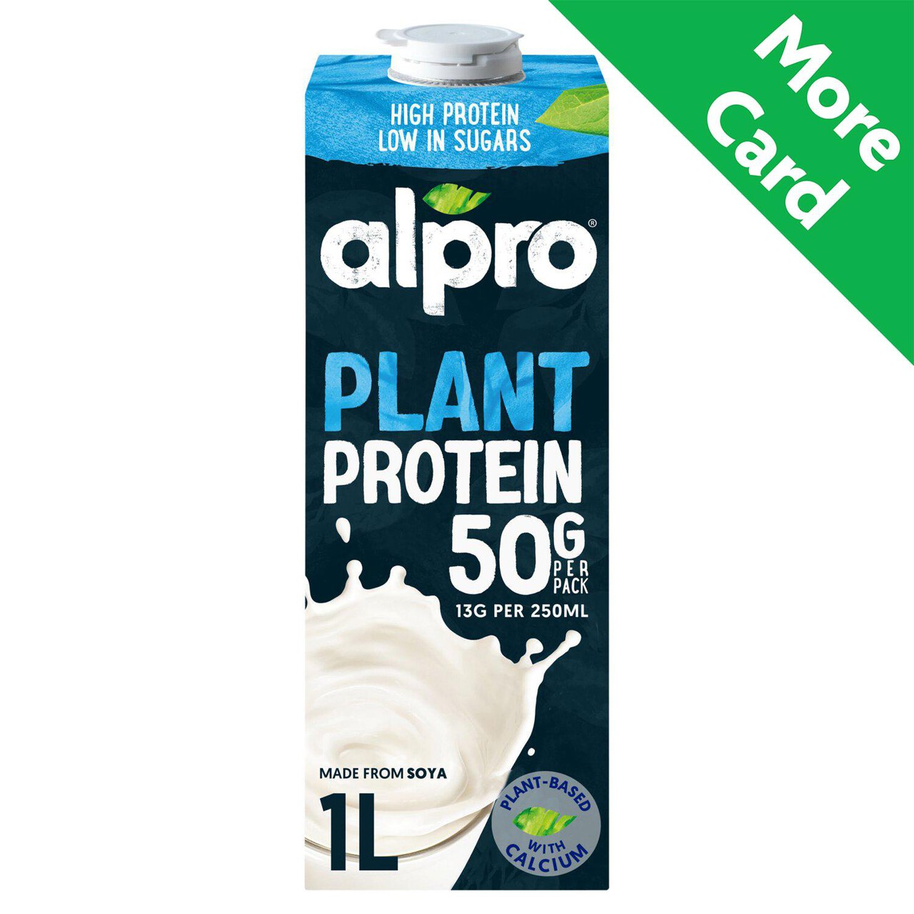 Alpro Soya High Protein Drink 1L (8 Pack)