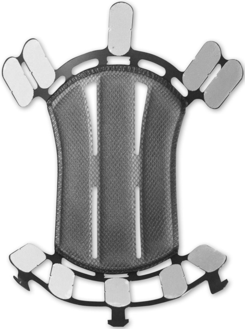 Shoei 7757 Shoei X-Spirit 3 Center Pad, grey, Size S, grey, Size S