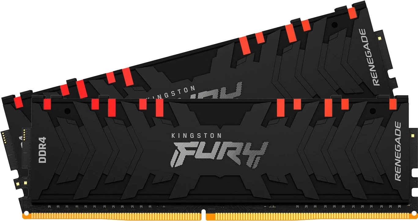 Kingston Mémoire pour PC Renegade RGB FURY KF432C16RBAK2/16 16 GB 2 x 8 GB RAM DDR4 3200 MHz CL16