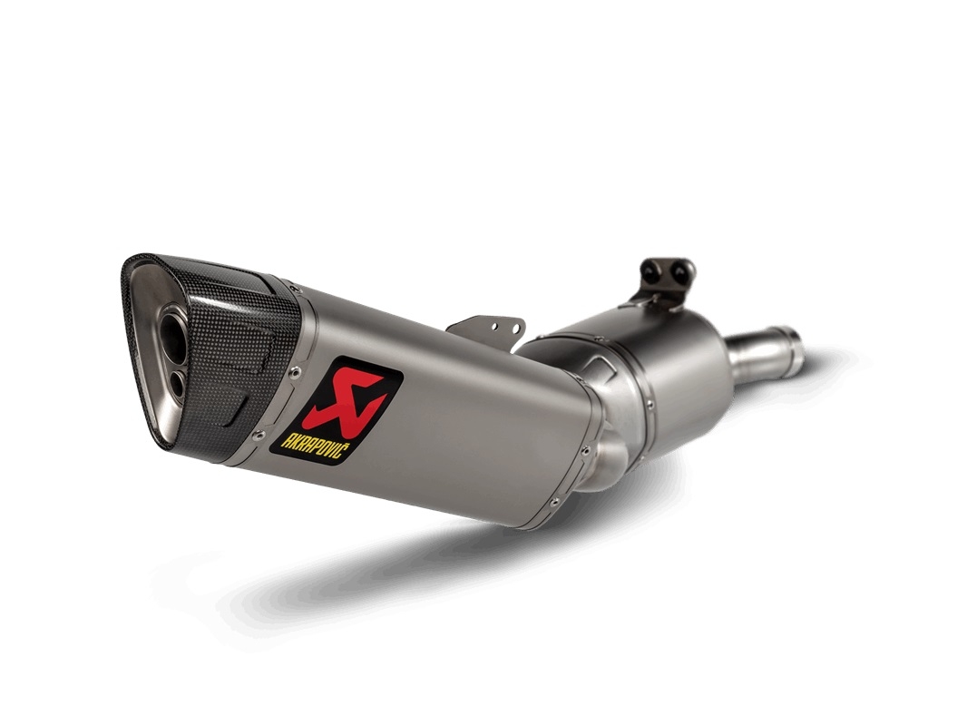  Silenziatore posteriore in titanio Slip-On Line Akrapovic, argento