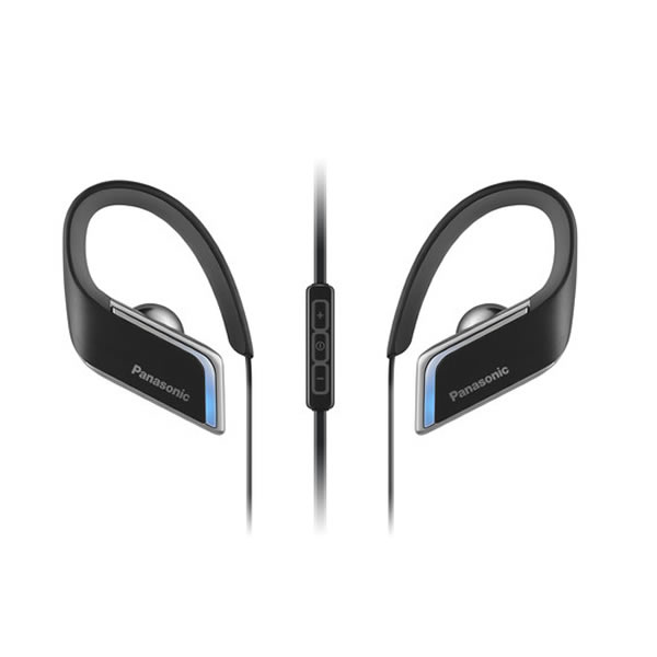 Panasonic RP-BTS50 Bluetooth Wireless Water Resistant Headphones - Black