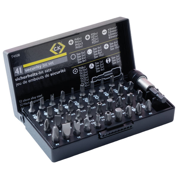 CK Set inserti per cacciaviti, 41 pezzi