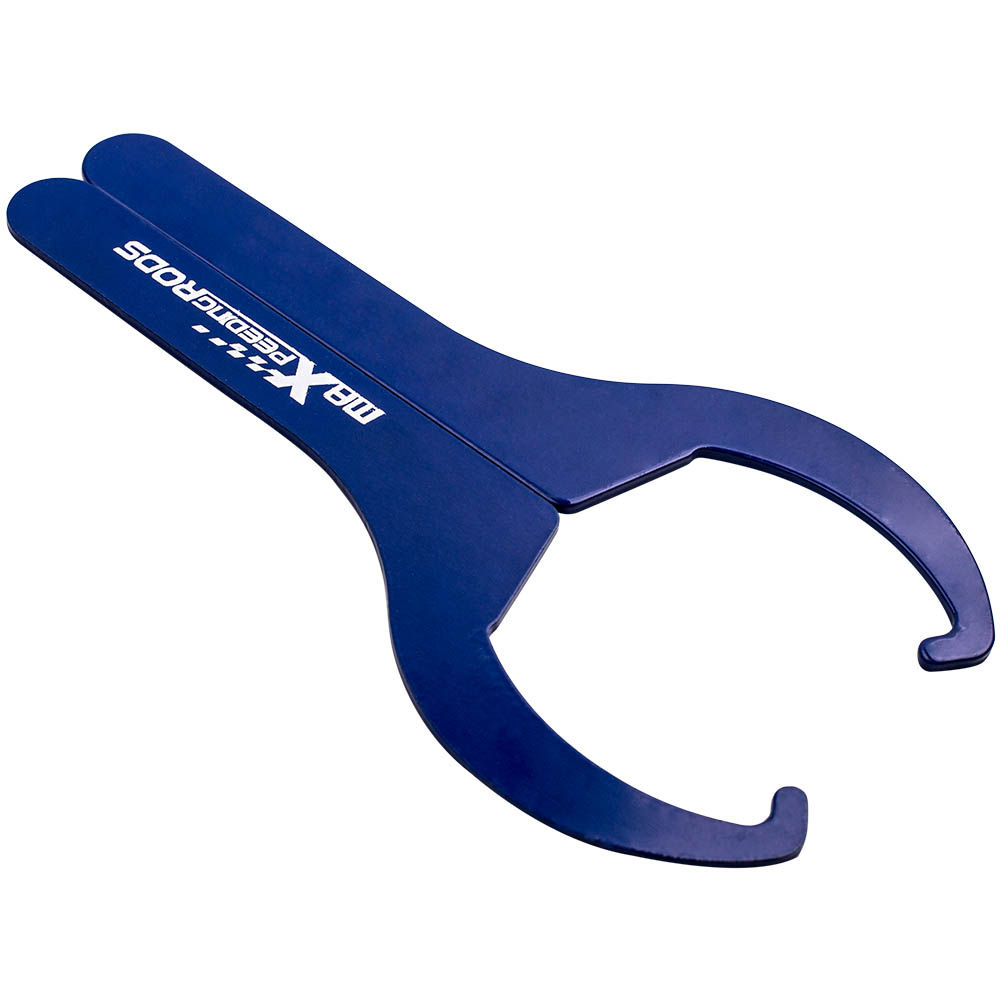 MaXpeedingrods Coilover Adjustment Tool 2x Spanner Wrench Wrenches for Aftermarket Coil Over Blue