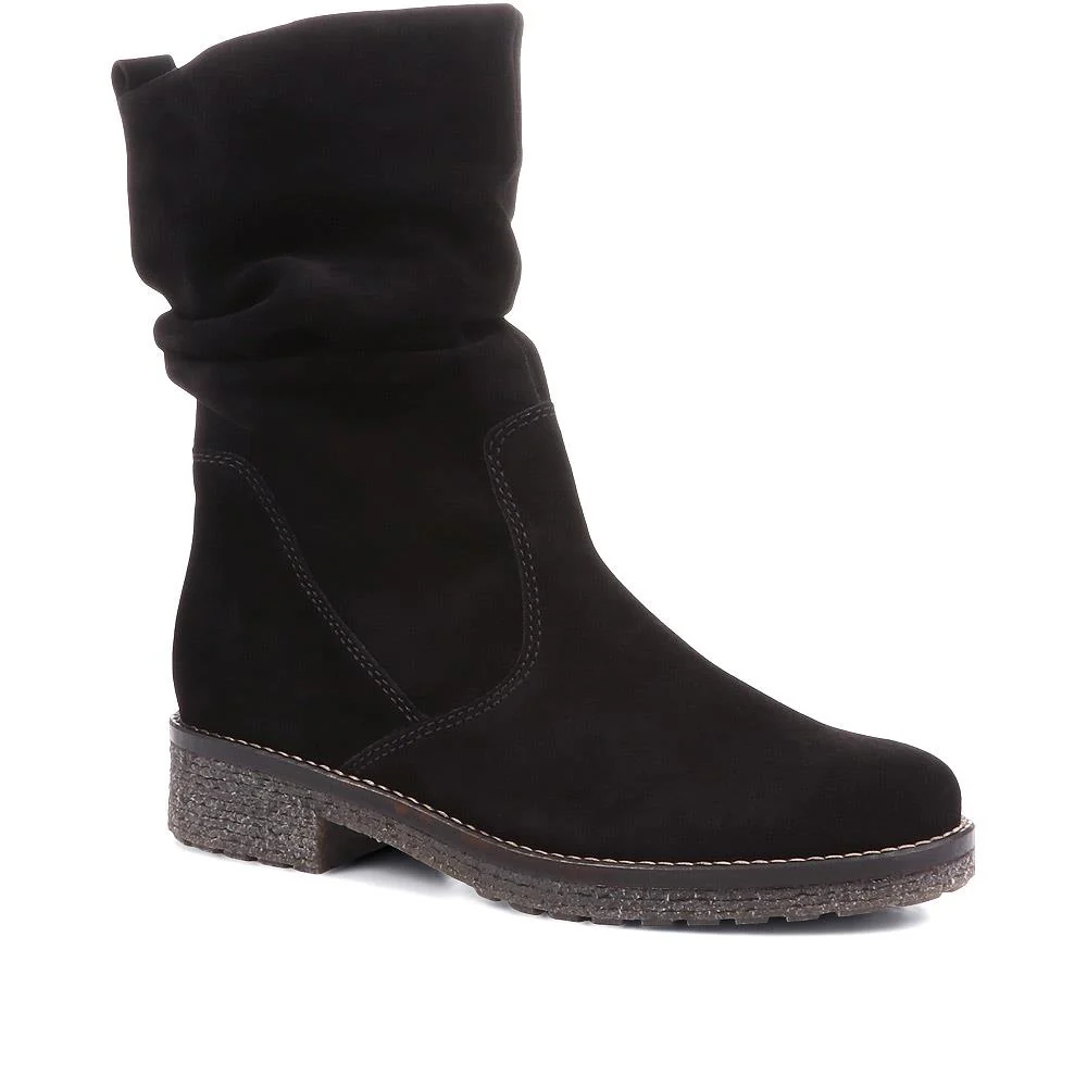 Gabor Comfort Gabor Women's Mya Leather Mid-Calf Boots - GAB36515 / 322 674 - Black 5.5