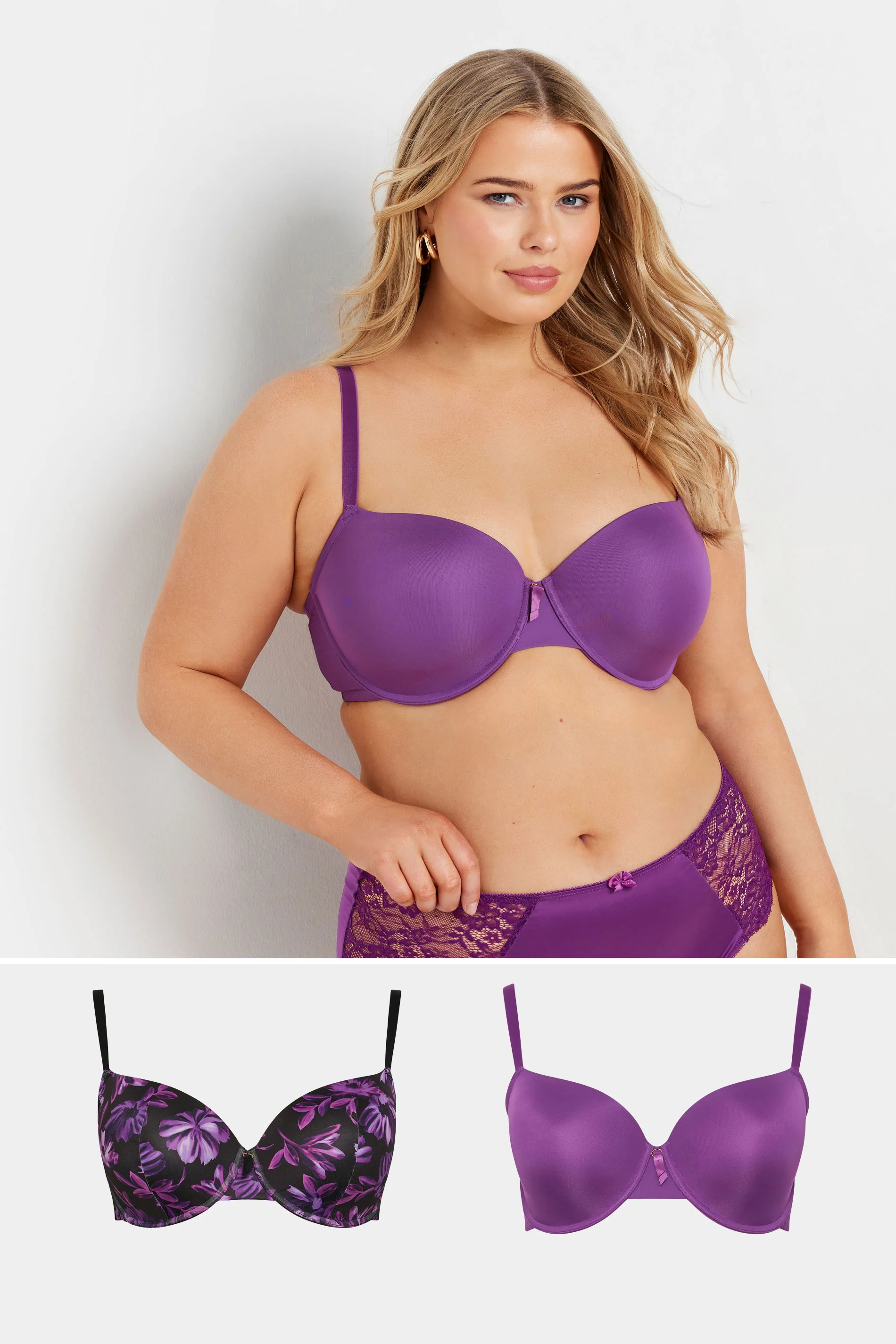 2 Pack Padded Bras