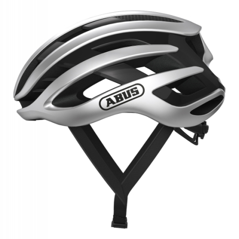 Abus Airbreaker Road Bike Helmet - Silver / Small / 51cm / 55cm
