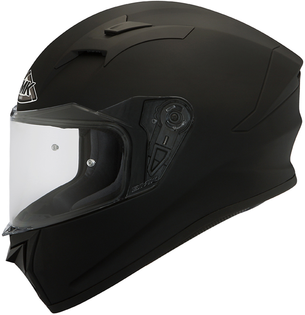SMK Stellar Motorcycle Helmet, black, Size M, black, Size M