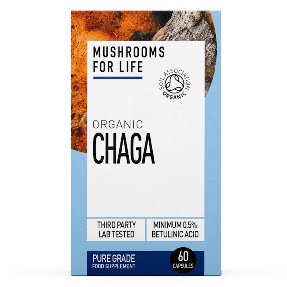 Mushrooms For Life Organic Chaga - 60 Capsules