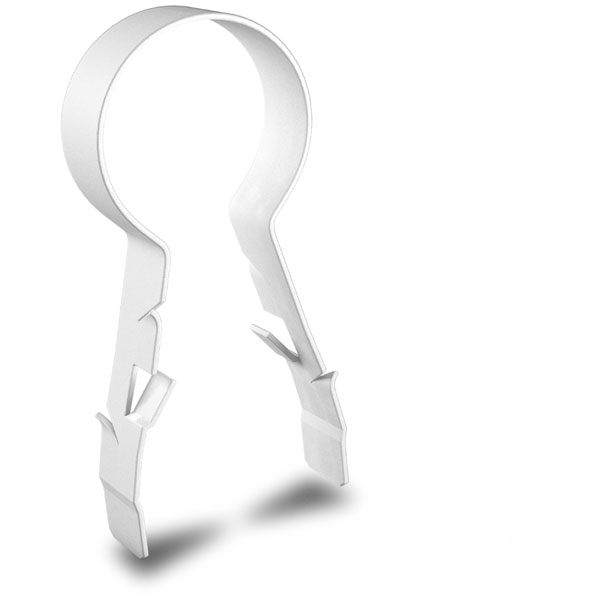 Linian SuperClip™, White, 23-25mm Super Cable Clips, Pack of 25