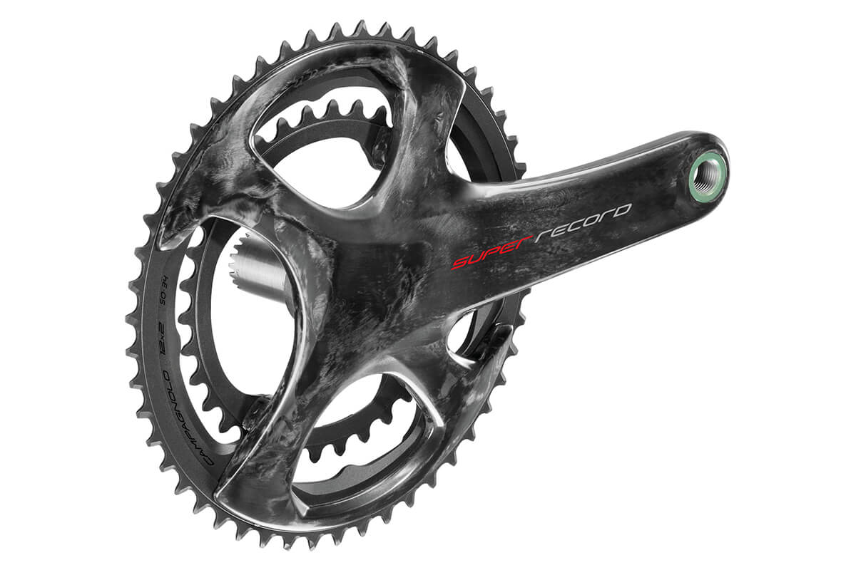 Campagnolo Super Record 12-Speed Chainset with Stages Power Meter CARBON 172.5MM 52/36T