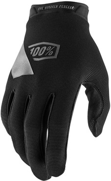 100% Ridecamp Bicycle Gloves, black, Size L, black, Size L
