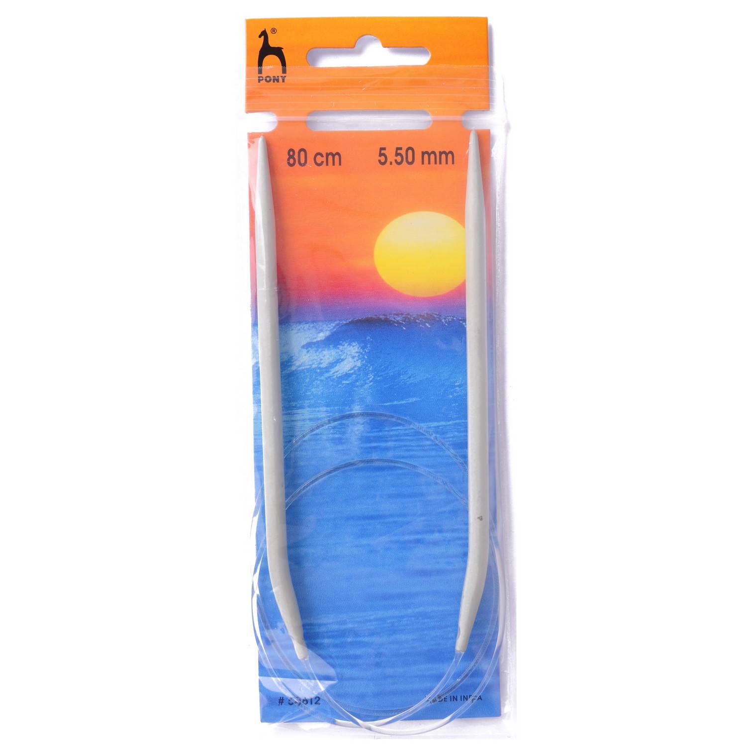 Pony Aluminium Circular Needles 80cm Knitting Needles