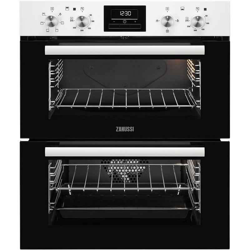 Zanussi ZOF35601WK Built Under Electric Double Oven - White - A/A Rated