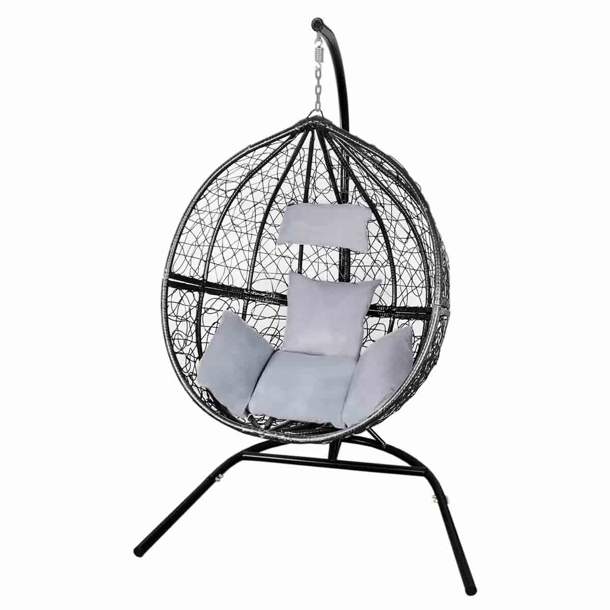 MONSTER SHOP Monstershop Jardí Black Egg Chair|black