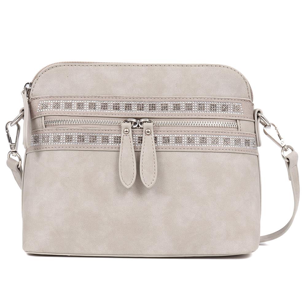 Pavers Women's Zip-Fasten Crossbody Bag - RIM37005 / 323 896 - Beige