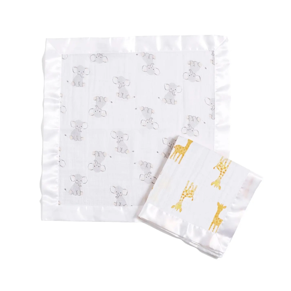 Aden + Anais Essentials Security Blankets - Safari Babes - 2 Pack