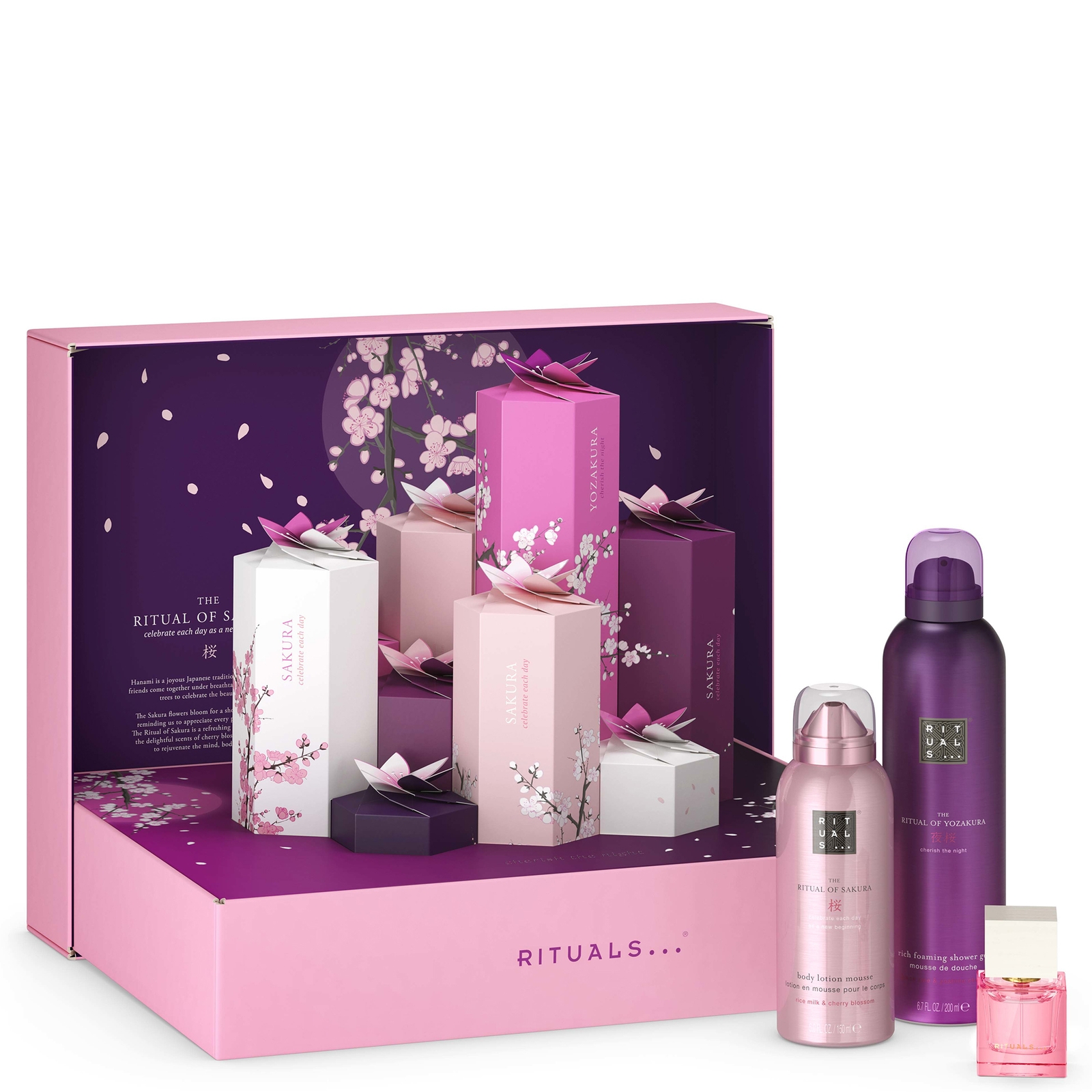  The Ritual of Sakura and Yozakura Limited Edition Bath and Body Gift Set