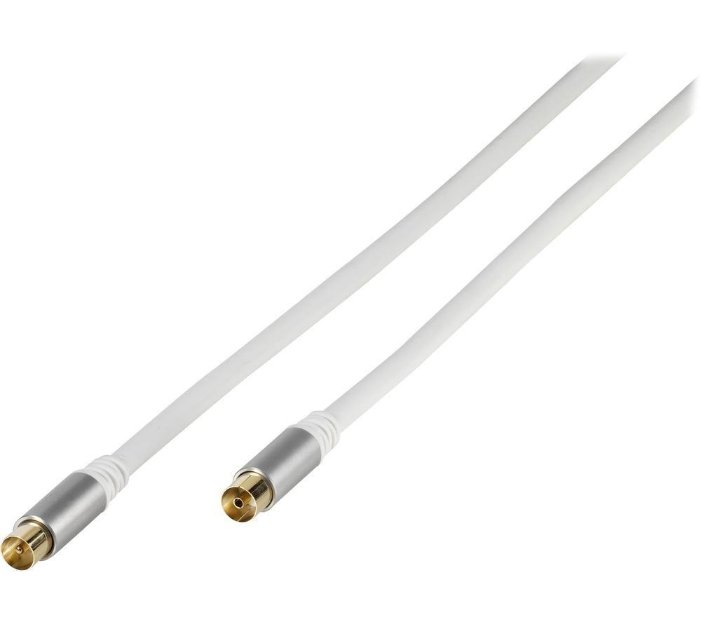 Vivanco Premium Hq Aerial Cable - 5 M, White