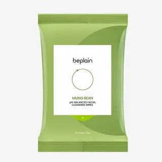 Beplain - Mung Bean pH-balanced Facial Cleansing Wipes 20 sheets