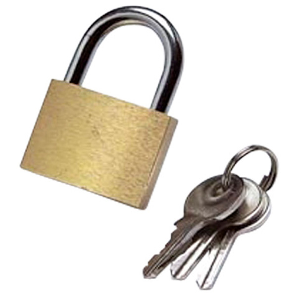 DIY Direct Padlocks with 3 Keys, Solid Brass 25mm
