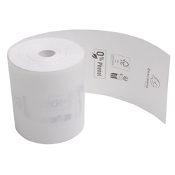 Exacompta Zero Plastic Thermal Receipt Roll 80mmx72mmx76m (Pack of 10)