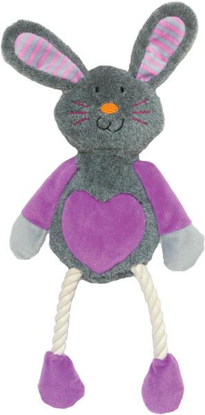 Rosewood Mister Twister Dog Toys - Ruby Rabbit