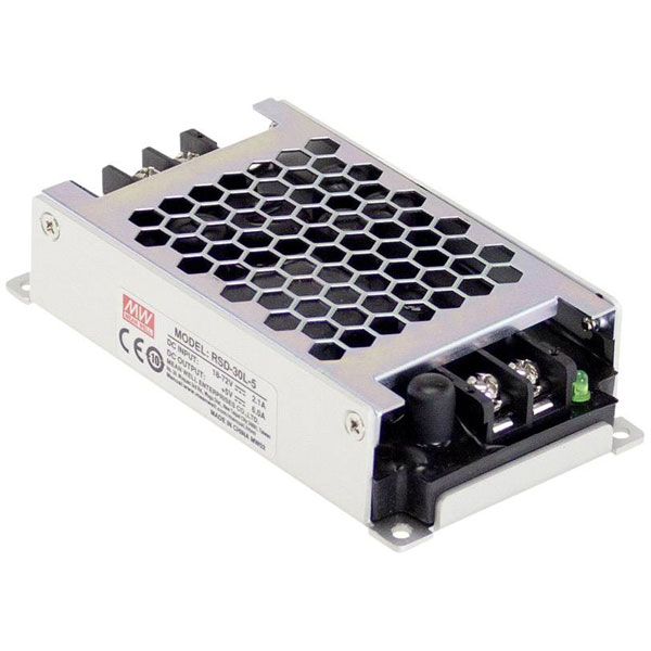 MEAN WELL Rsd-30G-24 Dc-Dc Converter, 24V, 1.25A
