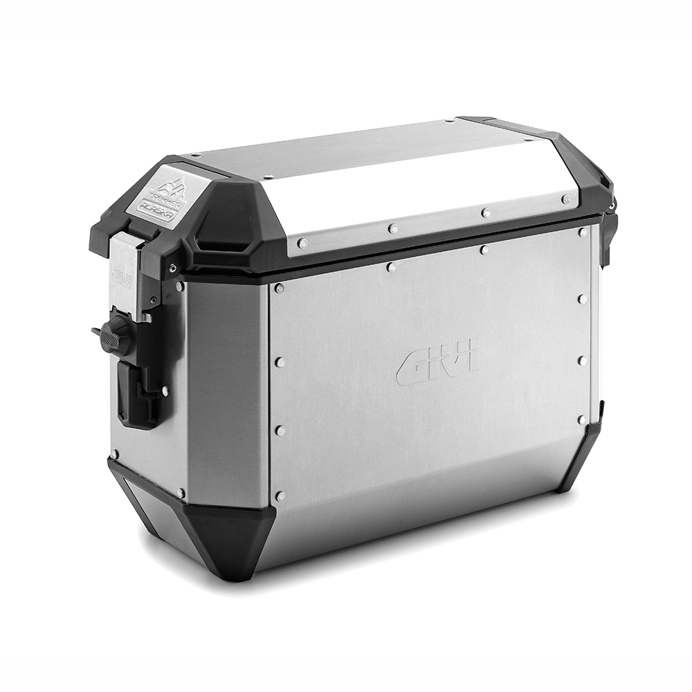 GIVI Trekker Alaska 36 liters. Suitcase set Monokey®, silver, silver