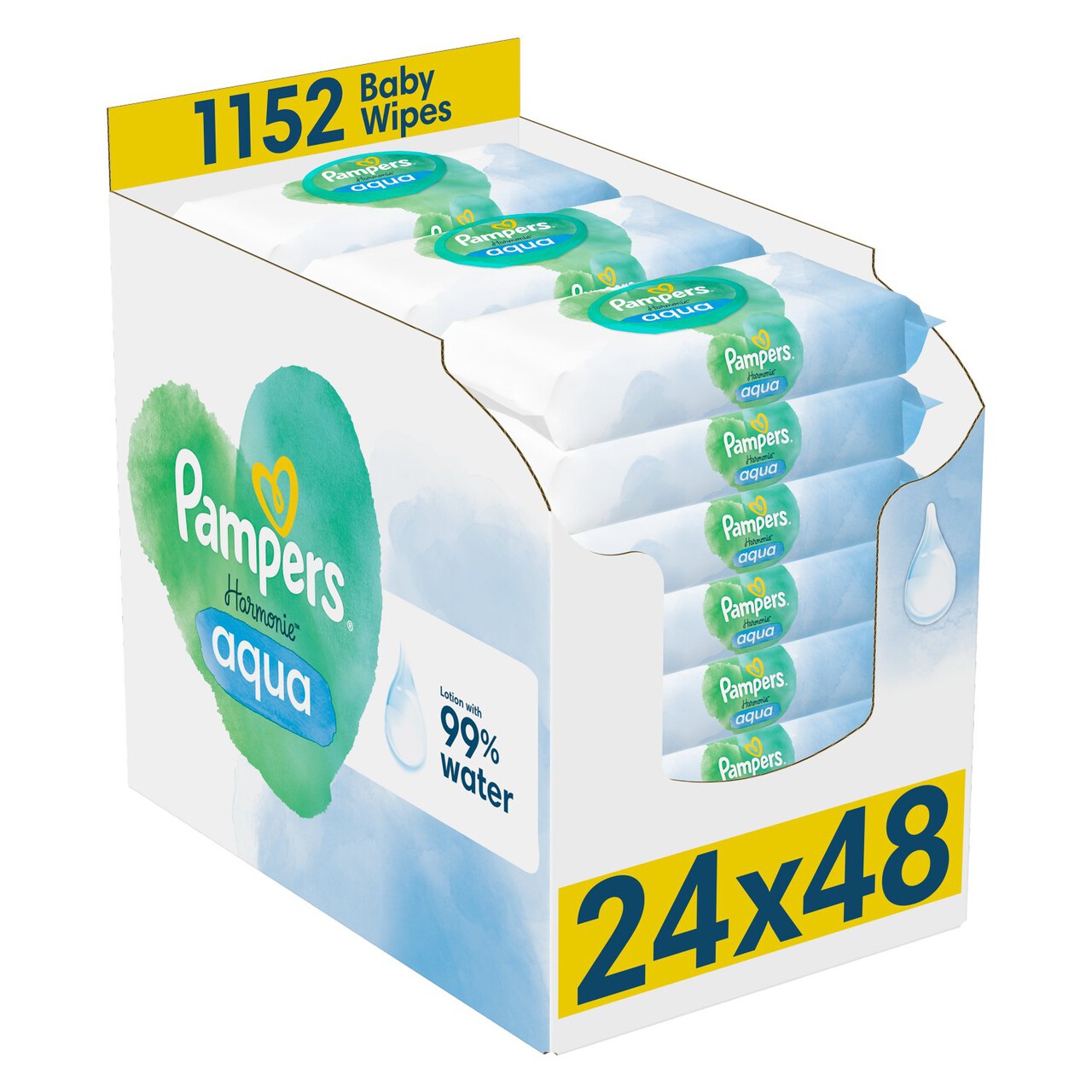 Pampers Aqua Harmonie Baby Wipes