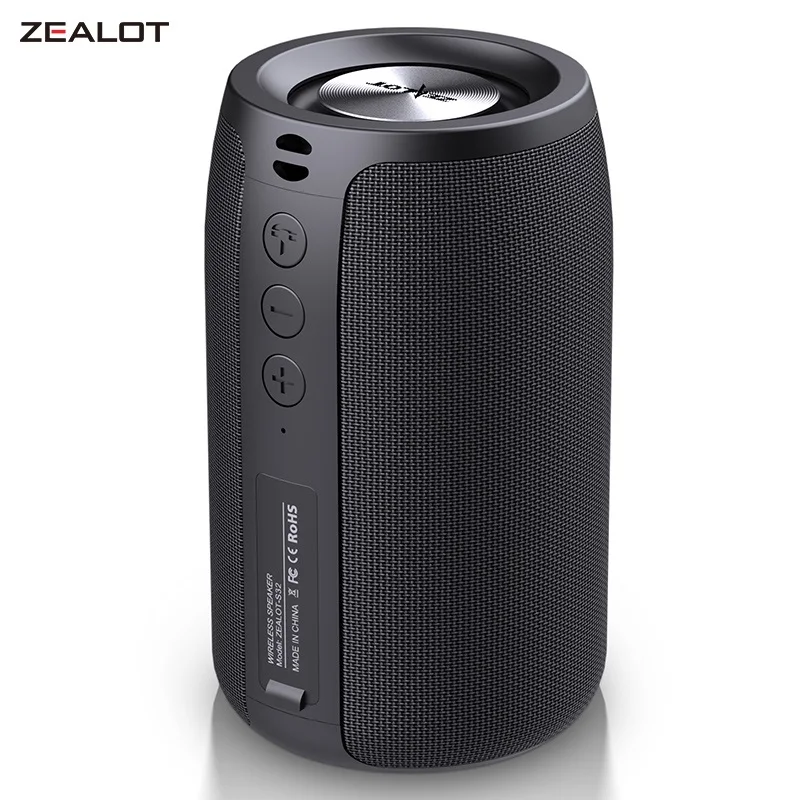 ZEALOT S32 Wireless Bluetooth Speaker Mini Portable Subwoofer Speaker Tws Dual Pairing Bt5.2 15w