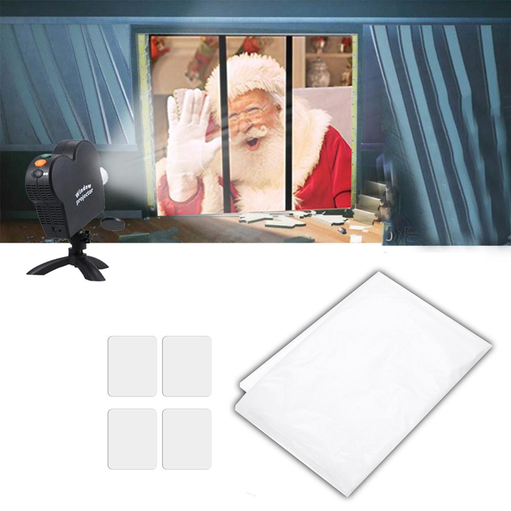Andoer 1.8*1.2M Projector Screen Foldable Portable Display Cloth for Christmas Halloween Movie white