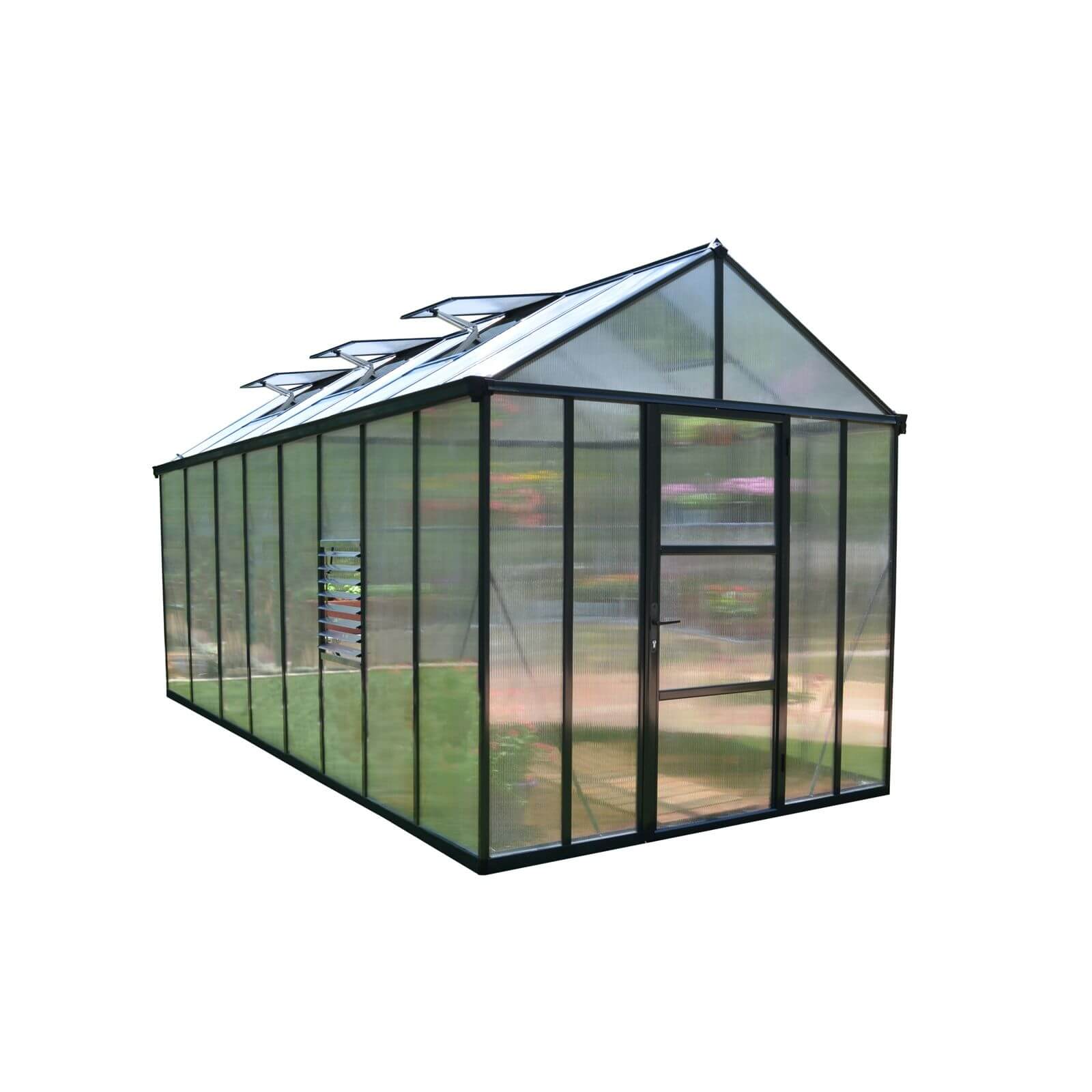 Palram - Canopia Glory Greenhouse 8x16 - Grey 8' x 16'