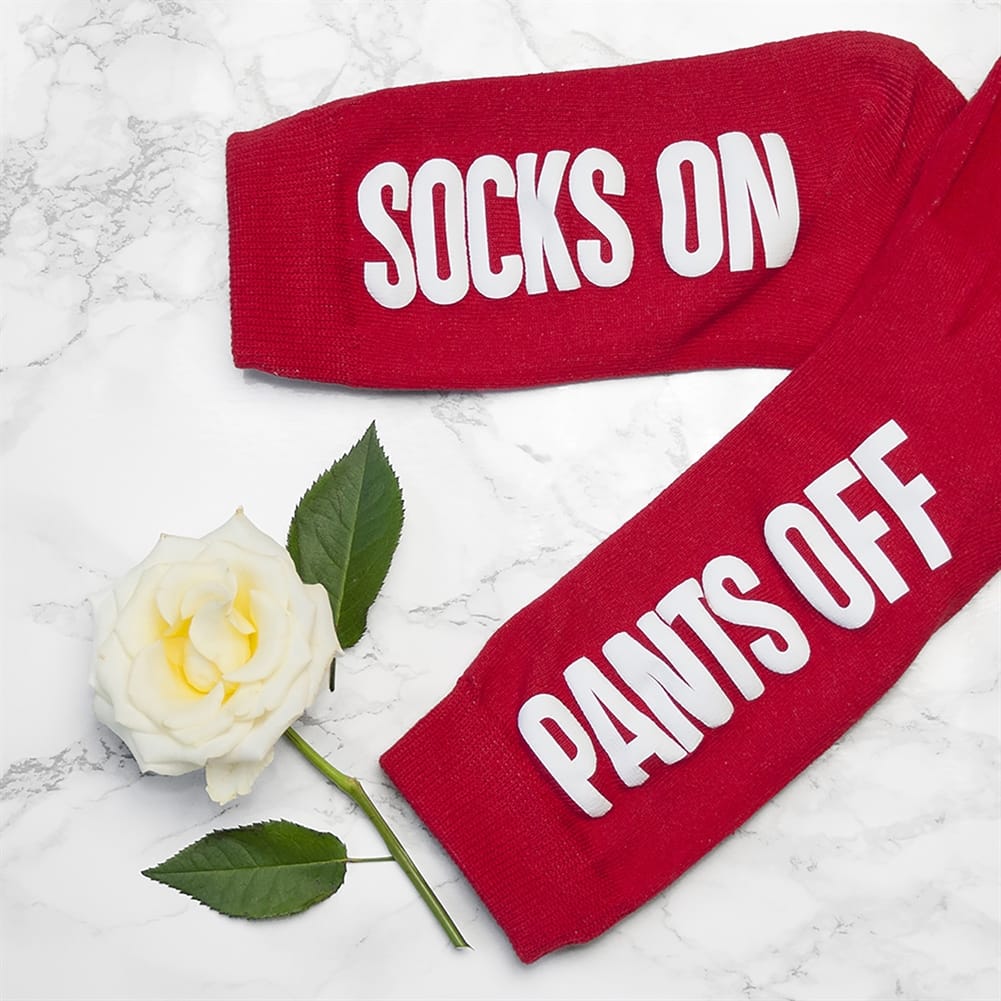 Treat Gifts Personalised Cheeky Socks | Ladies | Socks On Pants Off