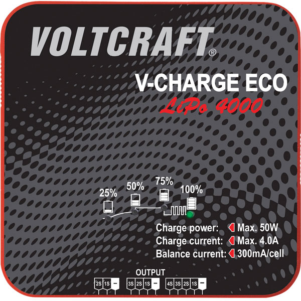 VOLTCRAFT Eco LiPo 1000 Chargeur de modélisme 230 V 1 A Li-polymère