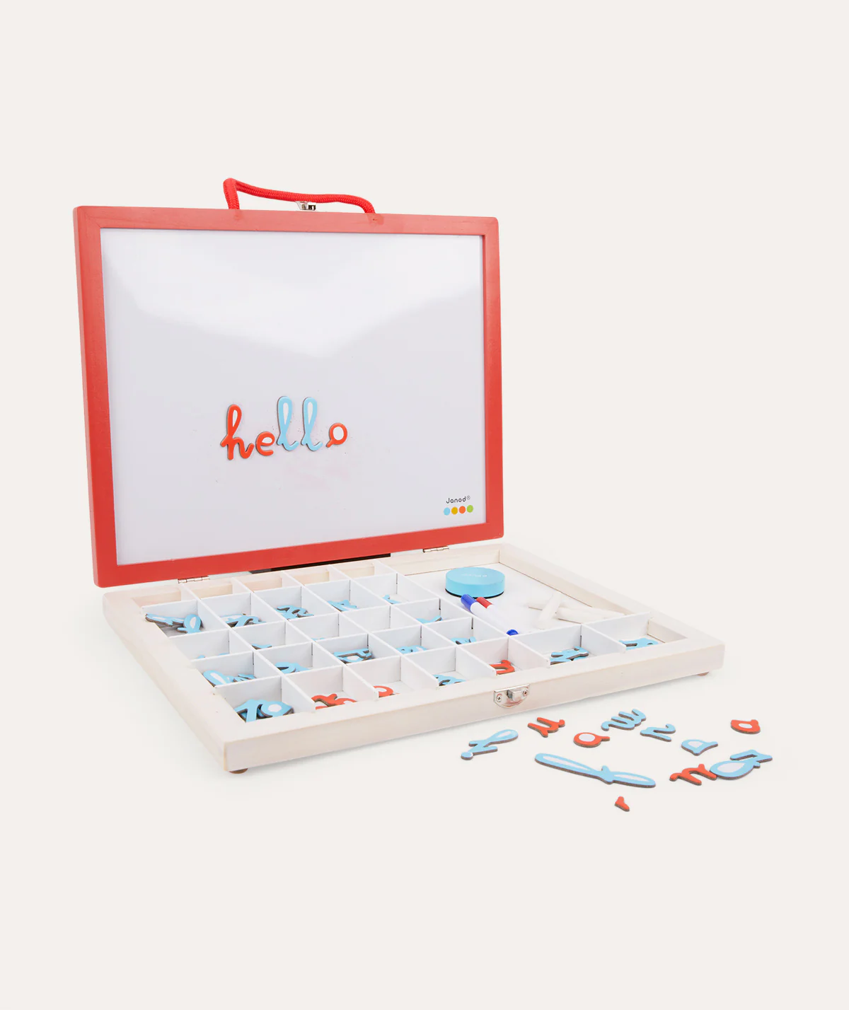 Janod Essentiel 4-IN-1 Wooden Cursive Letter Case