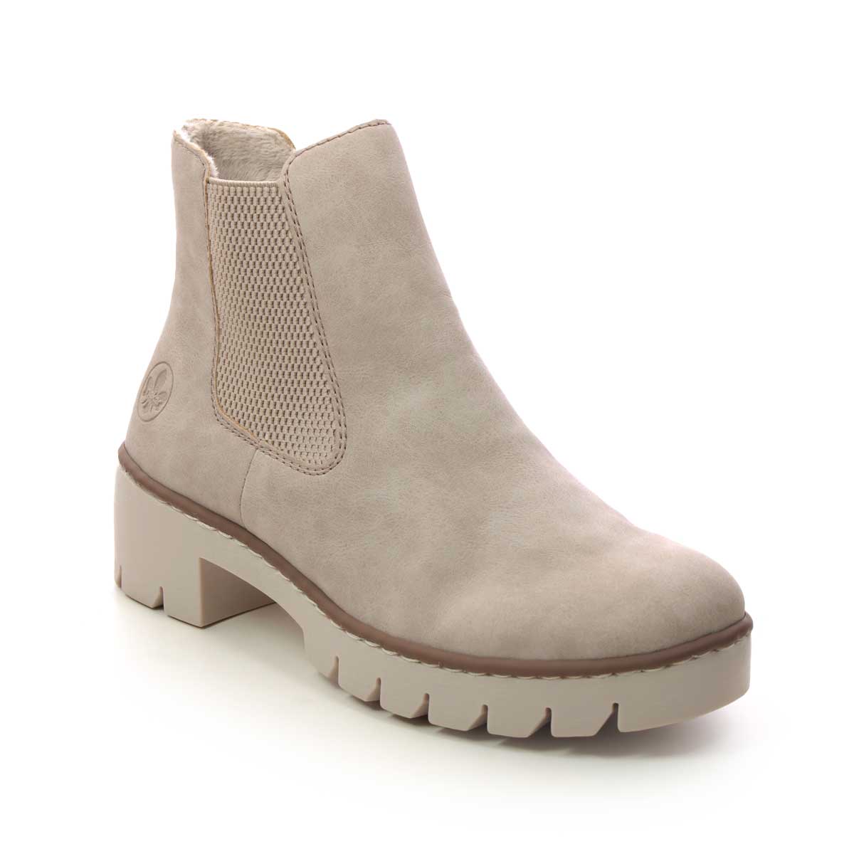 Rieker X5772-60 Ladies Beige Zipper Colour: Beige, Size: 41