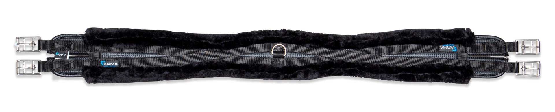 Arma Supafleece Contour Girth Black - 58 Inches