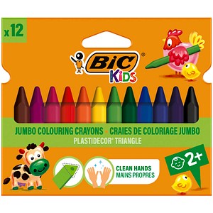 Bic Kids Plastidecor Crayons Assorted