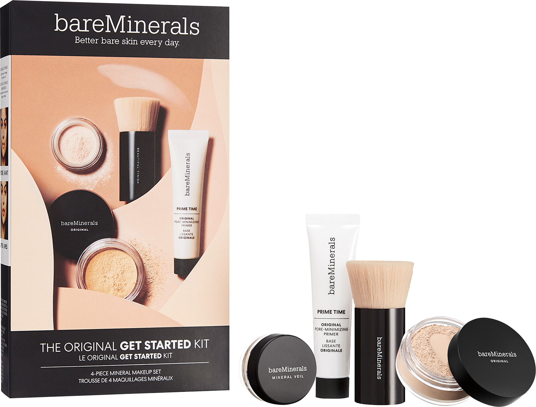 BareMinerals The Original Get Started Kit 4-Piece Mineral Makeup Set Fairly Medium