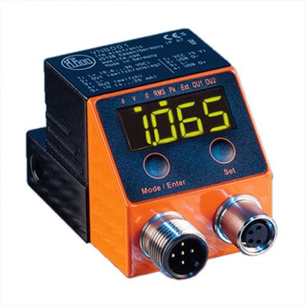 IFM Electronic Vibration Sensor, 500mm/s Max, 100 mA Max, 30V Max, -30°C → +60°C
